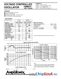 Datasheet TOM9111 manufacturer Amplifonix