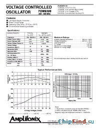 Datasheet TOM9306 manufacturer Amplifonix