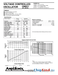 Datasheet TOM9311 manufacturer Amplifonix