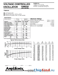 Datasheet TOM9324 manufacturer Amplifonix