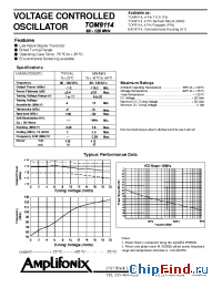 Datasheet TON9114 manufacturer Amplifonix