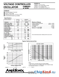 Datasheet TON9301 manufacturer Amplifonix