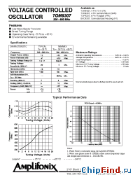 Datasheet TON9307 manufacturer Amplifonix