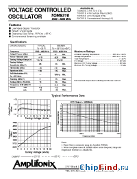 Datasheet TON9316 manufacturer Amplifonix