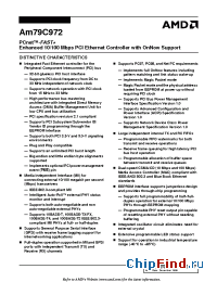 Datasheet Am79C972BVC manufacturer Advanced Micro Systems