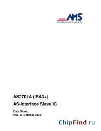 Datasheet AS2701A manufacturer AMSCO