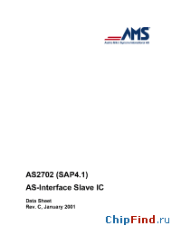Datasheet AS2702-16 manufacturer AMSCO