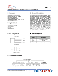 Datasheet AH173 manufacturer Anachip