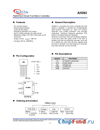 Datasheet AH282A-P manufacturer Anachip