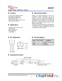 Datasheet AH337D-L manufacturer Anachip