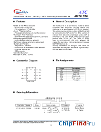 Datasheet AM24LC16I manufacturer Anachip