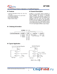 Datasheet AP1086D15LA manufacturer Anachip