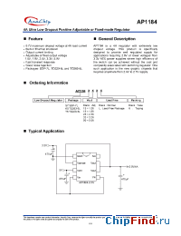 Datasheet AP1184T5A manufacturer Anachip