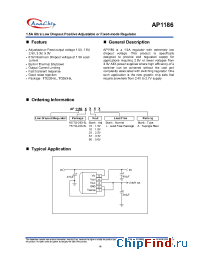 Datasheet AP1186K533 manufacturer Anachip