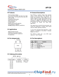Datasheet AP139-18W manufacturer Anachip