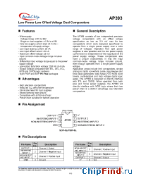 Datasheet AP393 manufacturer Anachip