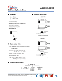 Datasheet ASB0330 manufacturer Anachip