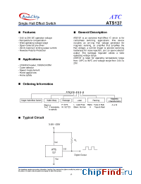 Datasheet ATS137A-P-A manufacturer Anachip