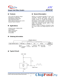 Datasheet ATS137B-WL-A manufacturer Anachip