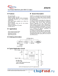 Datasheet ATS278Z-PL-B manufacturer Anachip