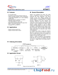 Datasheet ATS477A-PA-A manufacturer Anachip
