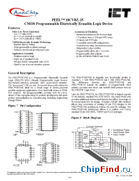 Datasheet PEEL18CV8ZJI-25 manufacturer Anachip