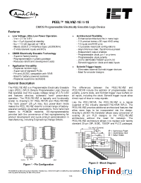 Datasheet PEEL18LV8ZPI-15 manufacturer Anachip