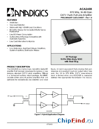 Datasheet ACA2408S7P0 manufacturer Anadigics