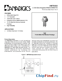 Datasheet AMT8302T56F manufacturer Anadigics