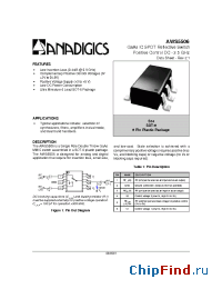 Datasheet AWS5506S14 manufacturer Anadigics