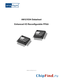 Datasheet AN121E04-QFPTR manufacturer Anadigm