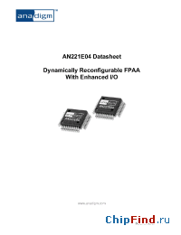 Datasheet AN221E04-QFPSP manufacturer Anadigm