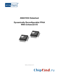 Datasheet AN221E04-QFPTR manufacturer Anadigm