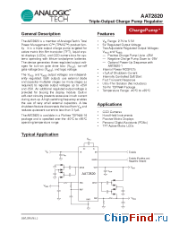 Datasheet AAT2820 manufacturer Analogic