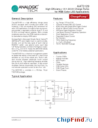 Datasheet AAT3129ITP-60-T1 manufacturer Analogic