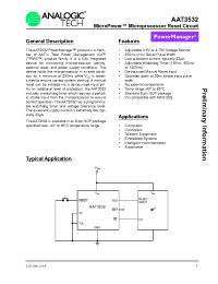 Datasheet AAT3532IAS-B1 manufacturer AnalogicTech