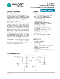 Datasheet AAT3681 manufacturer AnalogicTech