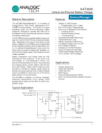 Datasheet AAT3685 manufacturer AnalogicTech