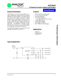 Datasheet AAT4644 manufacturer AnalogicTech