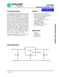 Datasheet AAT4680 manufacturer AnalogicTech