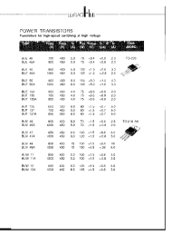 Datasheet BUT135A manufacturer AnalogicTech