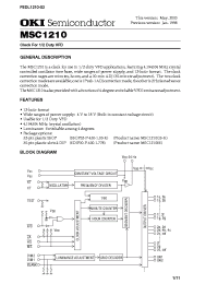 Datasheet MSC1210SS производства AnalogicTech