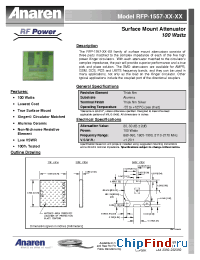 Datasheet RFP-1557-19-30 manufacturer Anaren