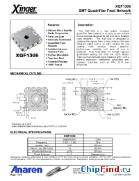 Datasheet XQF1306 manufacturer Anaren