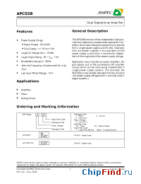 Datasheet APC558JC-TR manufacturer Anpec