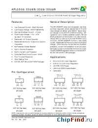 Datasheet APL5508-21AC manufacturer Anpec