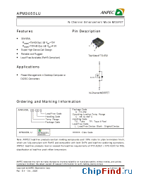 Datasheet APM3055LUC-TUL manufacturer Anpec