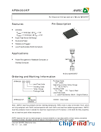 Datasheet APM4350KPC-TUL manufacturer Anpec