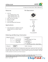 Datasheet APM4429KC-TRL manufacturer Anpec