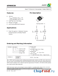 Datasheet APM9953KC-TRL manufacturer Anpec